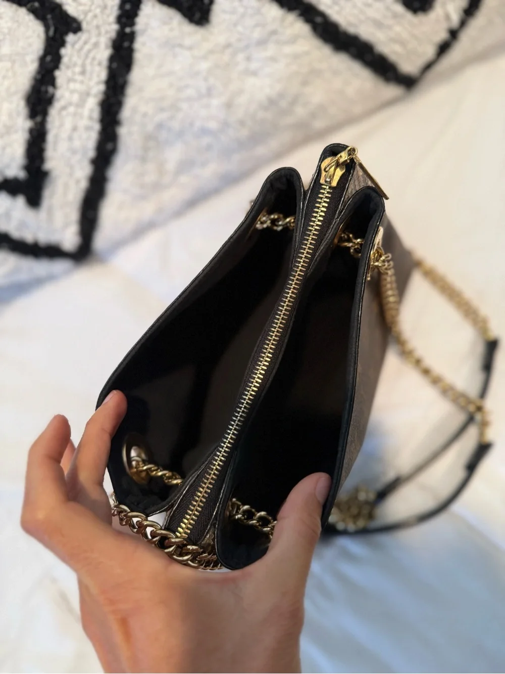 Louis Vuitton Monogram & Genuine Python Chain Shoulder Bag – Rare